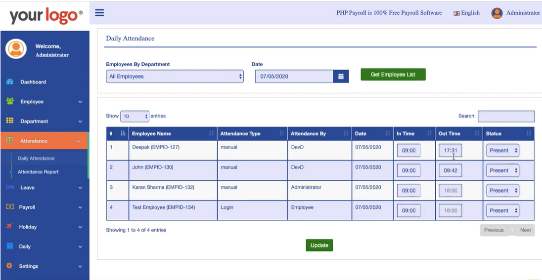 Attendance System